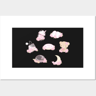 Cherry Blossom Collection Sticker Sheet Posters and Art